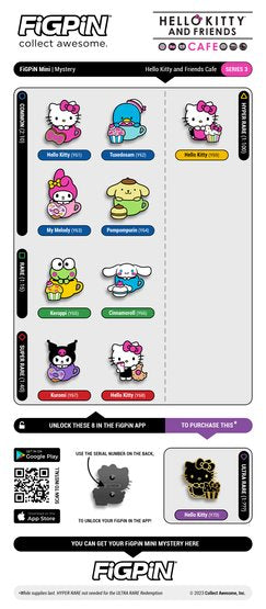 FiGPiN Mystery: Hello Kitty and Friends Mystery Series 3 - Single Random Mystery Pin