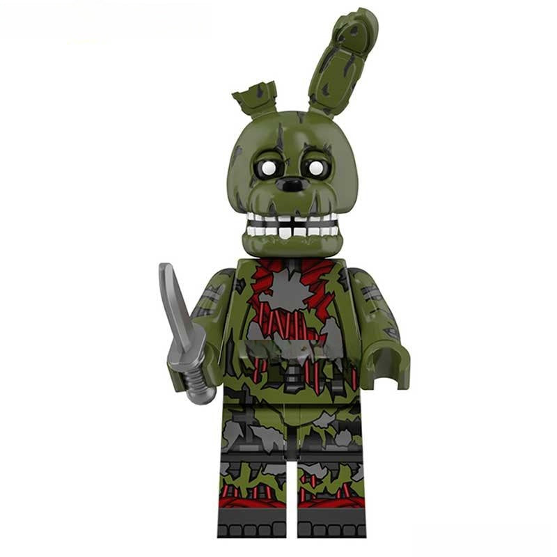 Spring Trap Legp Springtrap (Five Nights at Freddy's) - Custom Building Blocks Mini Fig ...
