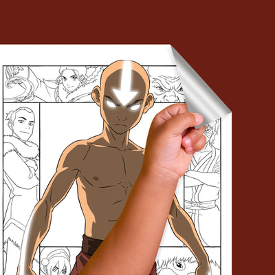 Aang - Avatar The Last Airbender - RealBig Collection - Official Nickelodeon - Reusable Vinyl Wall Decals