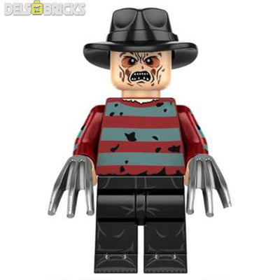 Freddy Krueger (A Nightmare on Elm Street) - Custom Building Blocks Mini Figures Compatible with LEGO