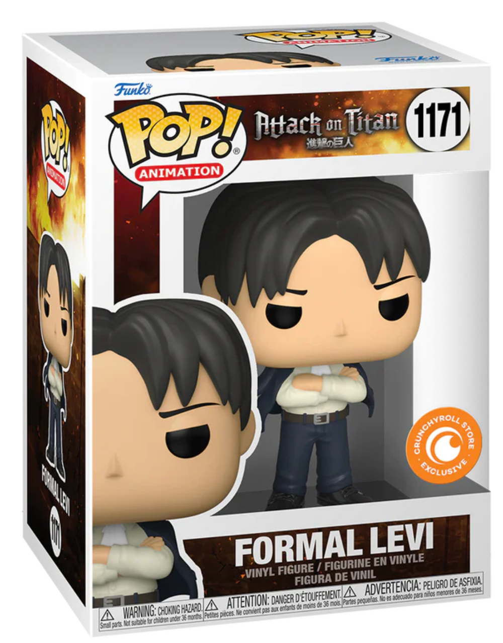 POP! Animation: 1171 Attack On Titan, Formal Levi Exclusive