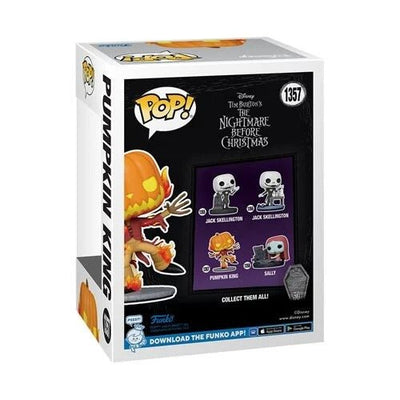 Funko Pop! 1357 - Nightmare Before Christmas 30th Anniversary Pumpkin King Scented Vinyl Figure - Entertainment Earth Exclusive