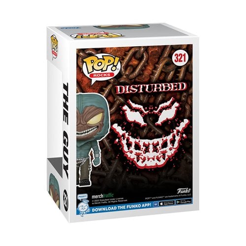 Funko Pop! 321 Rocks - Disturbed - The Guy Vinyl Figure | Display