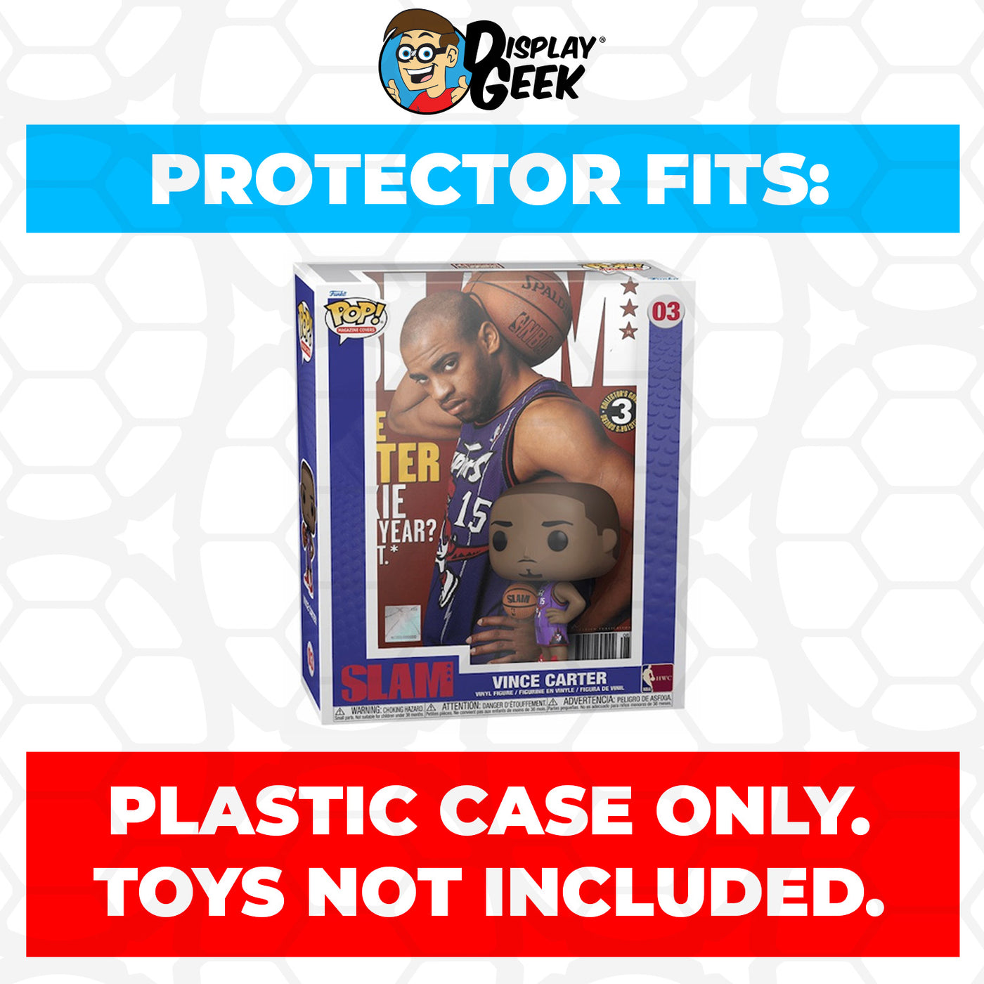 Pop Protector for Vince Carter #03 Funko Pop Magazine Covers on The Protector Guide App by Display Geek