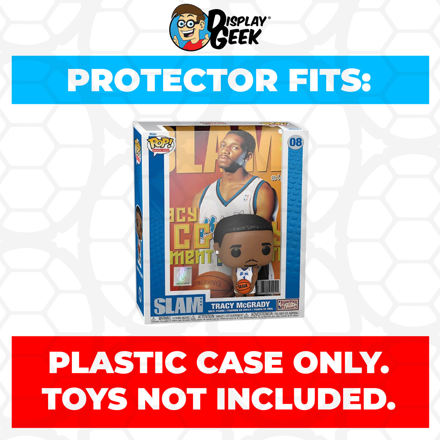 Pop Protector for Tracy McGrady #08 Funko Pop Magazine Covers on The Protector Guide App by Display Geek