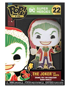 Funko POP! Pins: DC: HOLIDAY - JOKER (w/1 in 12 Chance at Chase)