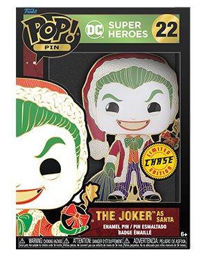 Funko POP! Pins: DC: HOLIDAY - JOKER (w/1 in 12 Chance at Chase)