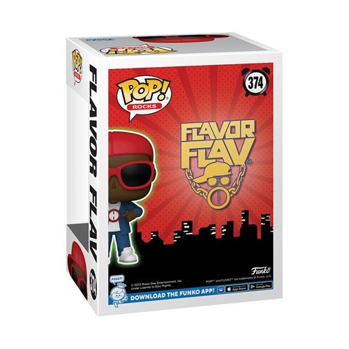 Funko Pop! Rocks 374 - Flavor Flav Vinyl Figure– Display Geek, Inc.