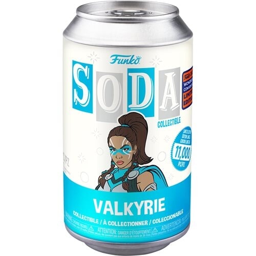 Funko Soda: Thor Love and Thunder Valkyrie Vinyl Soda Figure - 2023 Convention Exclusive (1:6 Chance at Chase) (Order 6 for a SEALED Case)