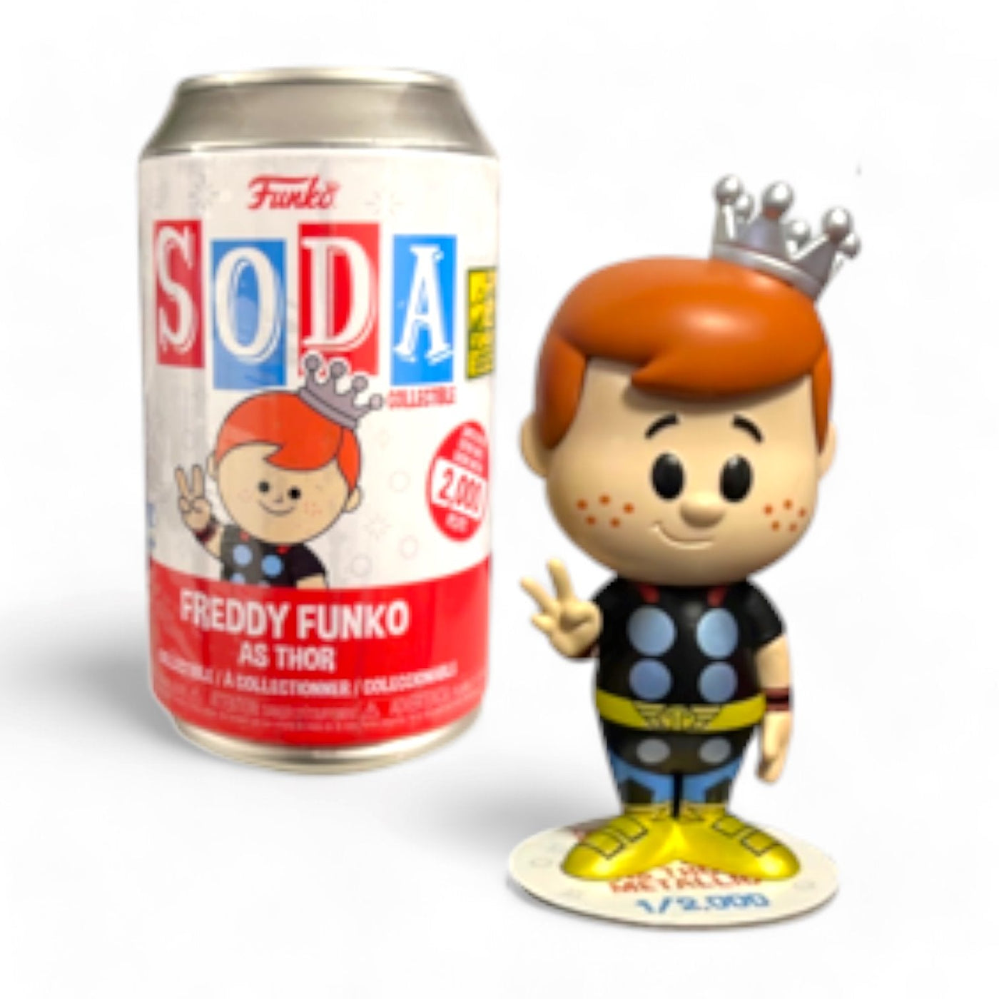 Funko Soda: Camp Fundays 2023 - Freddy Funko as Thor - Metallic- (Limited to 2000 Pieces) SEALED