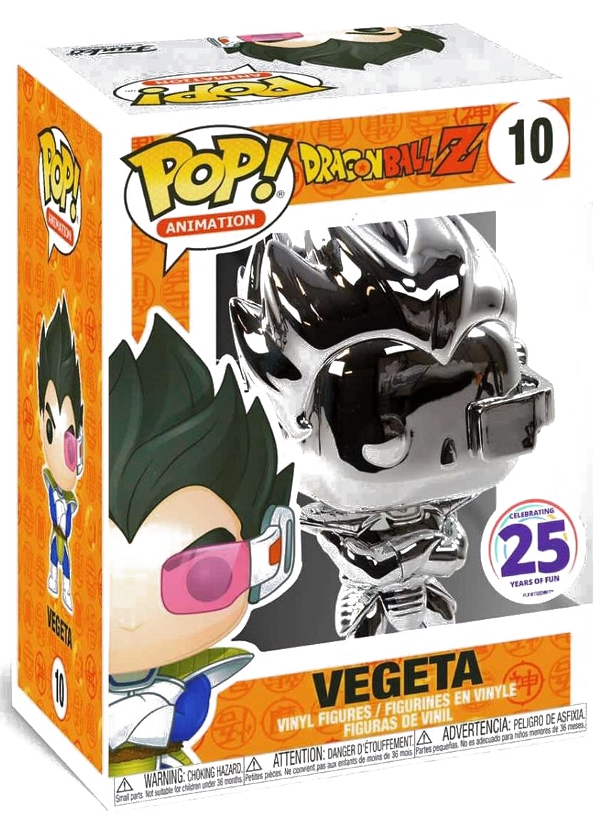 POP! Animation: 10 DBZ, Vegeta (Silver CRM)