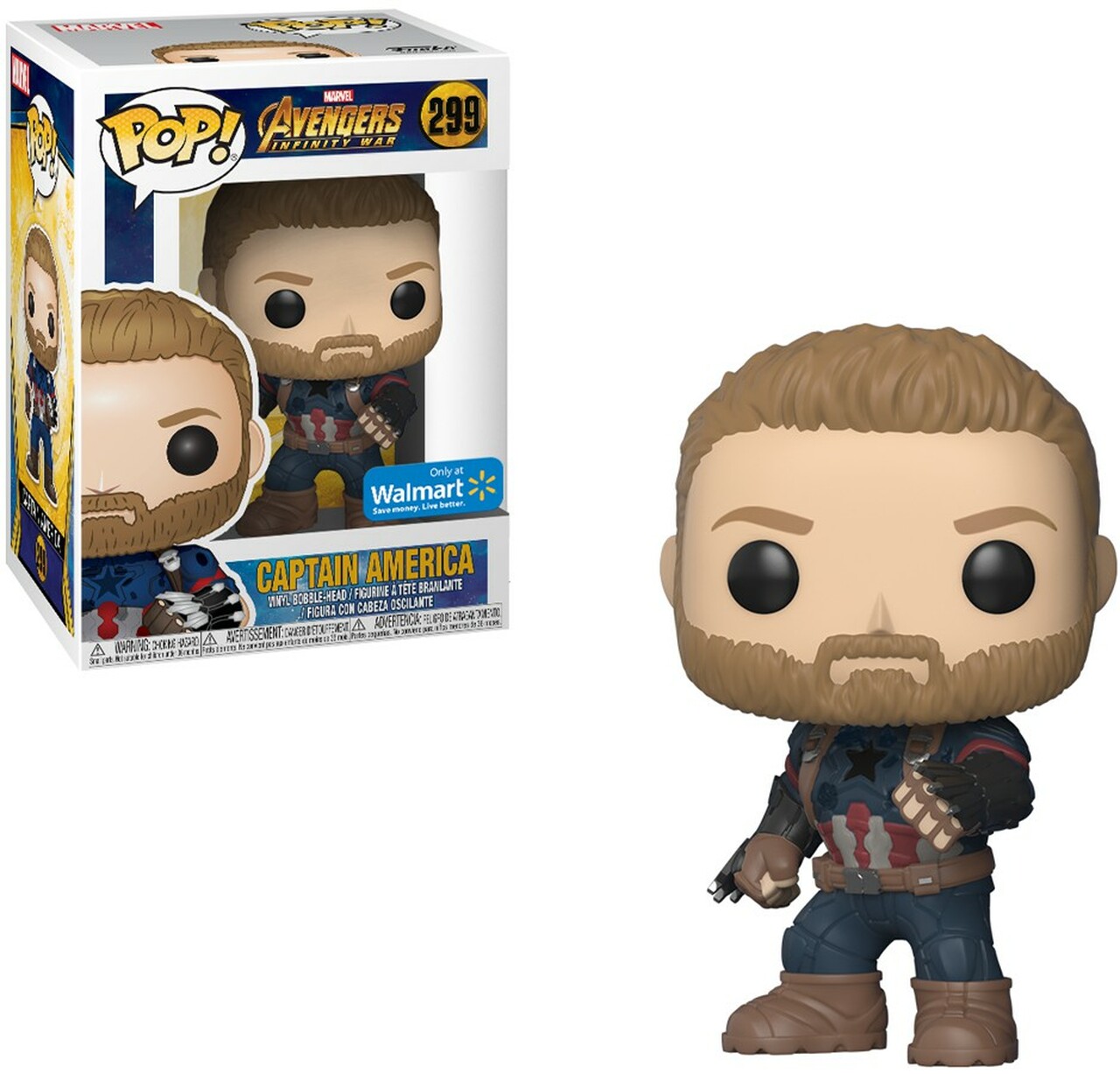 POP! Marvel: 299 Avengers Infinity War, CPT America Exclusive