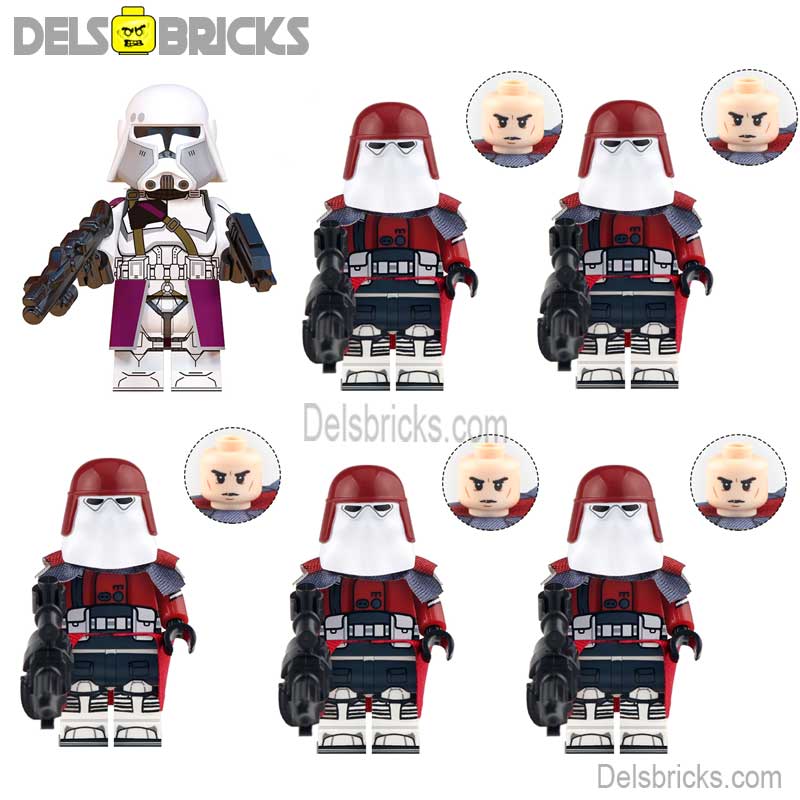 Set of 6 - 21st Novs Corp (Star Wars) - Custom Building Blocks Mini Figures Compatible with LEGO