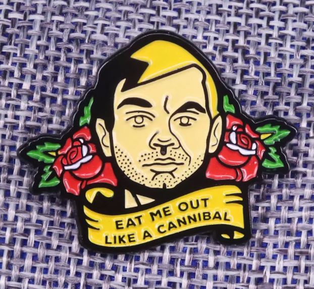 Jeffrey Dahmer Cannibal - Enamel Pin (Enamel Pins Near Me)