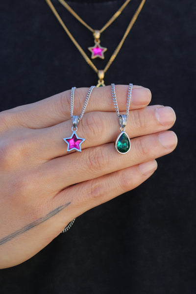 Hunter X Hunter™ Hisoka Gem Star & Tear Necklace