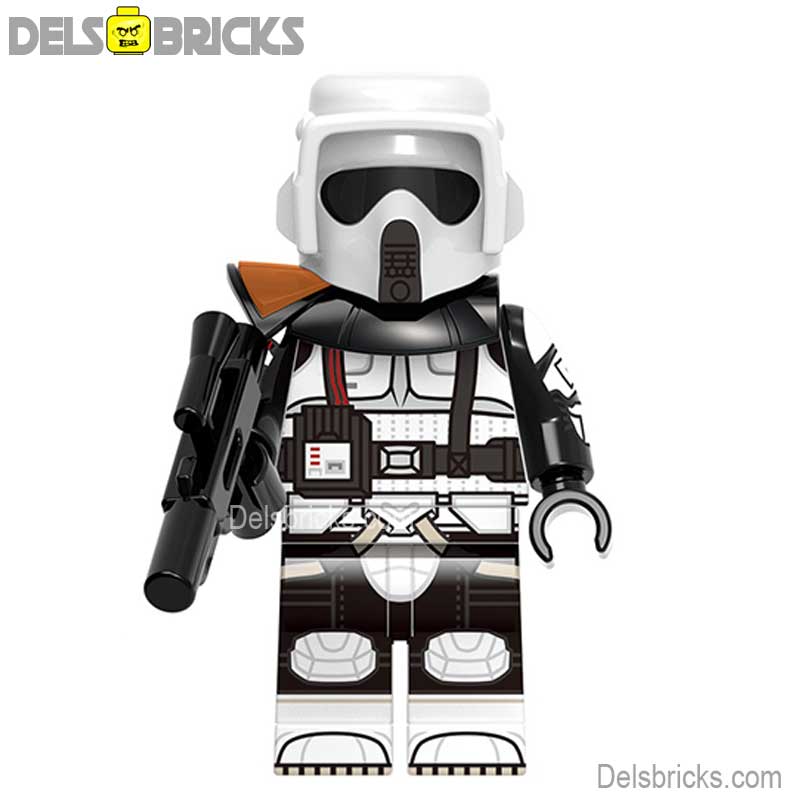 Scout Trooper Commander (Star Wars) - Custom Building Blocks Mini Figures Compatible with LEGO