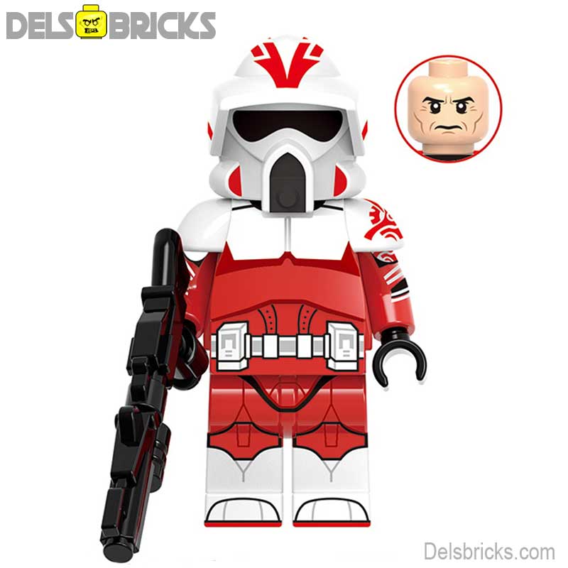 Coruscant Guard ARF Trooper (Star Wars) - Custom Building Blocks Mini Figures Compatible with LEGO