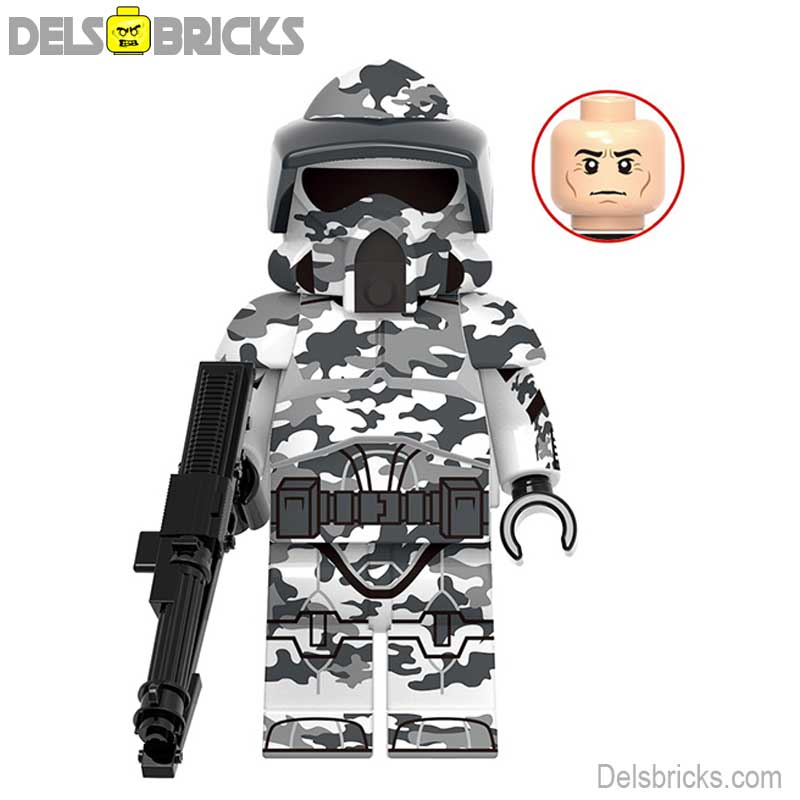 Jungle Camo ARF Clone Trooper (Star Wars) - Custom Building Blocks Mini Figures Compatible with LEGO