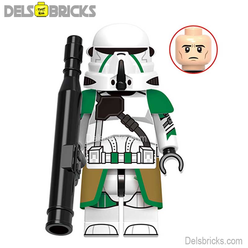 41st Airborne Clone Trooper (Star Wars) - Custom Building Blocks Mini Figures Compatible with LEGO