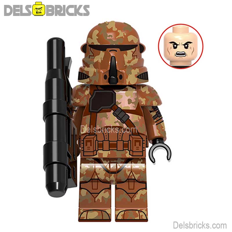 Geonosis Airborne Clone Trooper (Star Wars) - Custom Building Blocks Mini Figures Compatible with LEGO