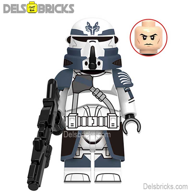 Wolfpack Airborne Clone Trooper (Star Wars) - Custom Building Blocks Mini Figures Compatible with LEGO