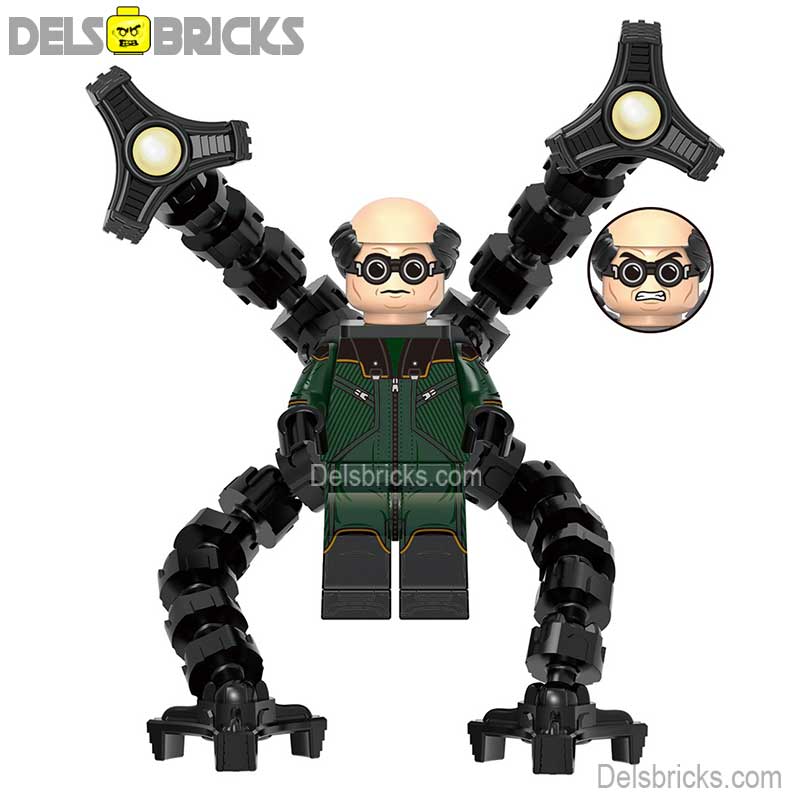 Doctor Octopus Spider-Man Video Game (Marvel Spider-Man) - Custom Building Blocks Mini Figures Compatible with LEGO