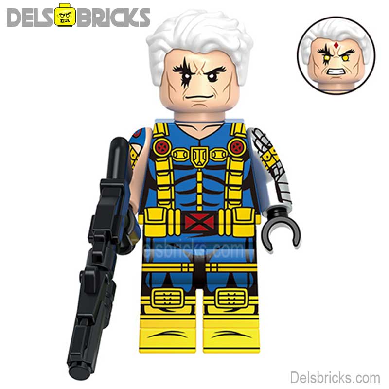 Cable (Marvel X-Men '97) - Custom Building Blocks Mini Figures Compatible with LEGO