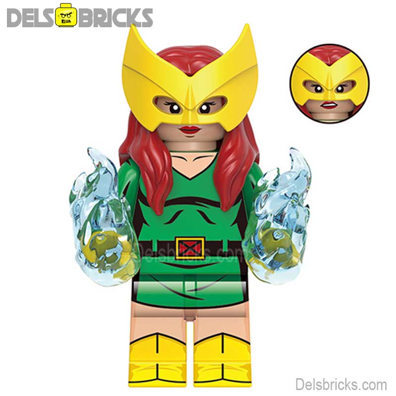 Jean Grey (Marvel X-Men '97) - Custom Building Blocks Mini Figures Compatible with LEGO