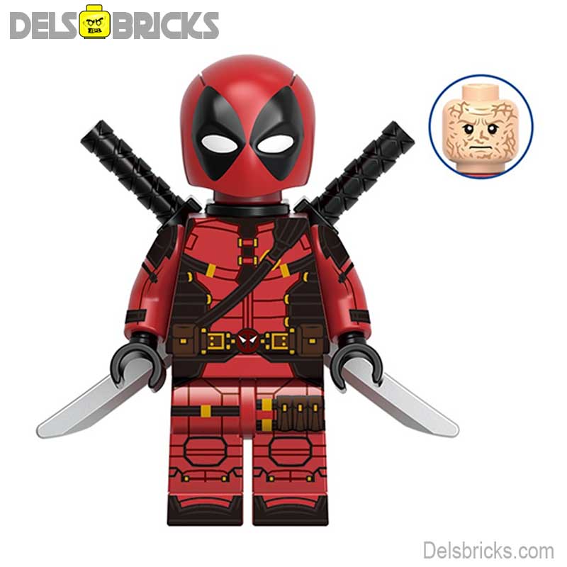 Deadpool Wade Wilson (Marvel Deadpool & Wolverine Movie) - Custom Building Blocks Mini Figures Compatible with LEGO