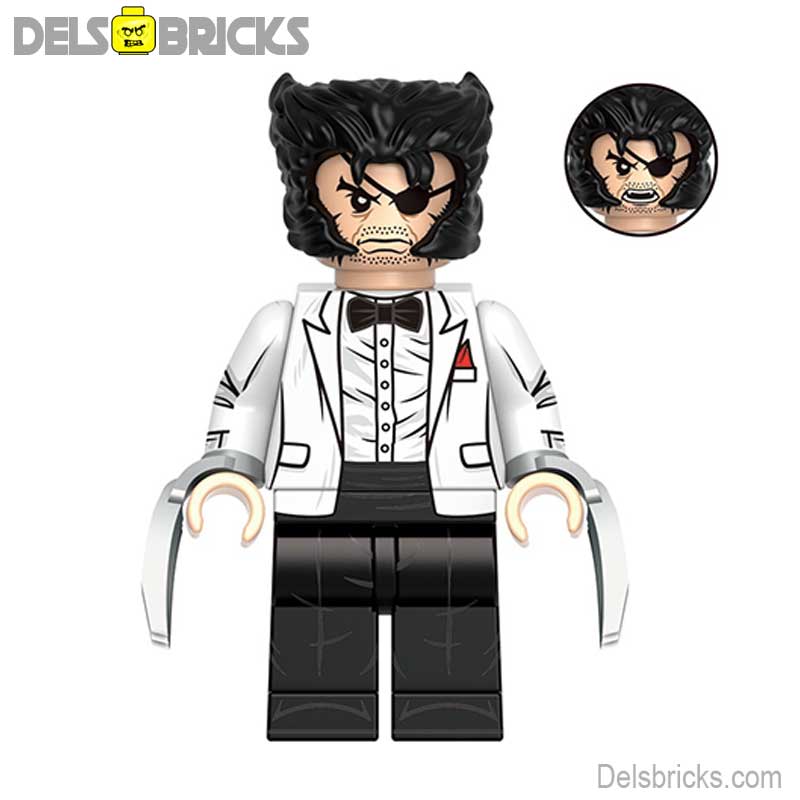 Wolverine Logan (Marvel Deadpool) - Custom Building Blocks Mini Figures Compatible with LEGO