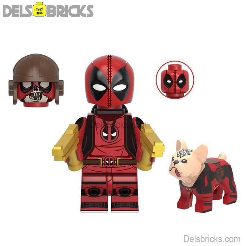 Kidpool & Dogpool (Marvel Deadpool & Wolverine Movie) - Custom Building Blocks Mini Figures Compatible with LEGO