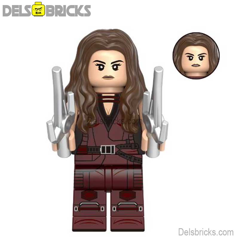 Elektra (Marvel Deadpool & Wolverine Movie) - Custom Building Blocks Mini Figures Compatible with LEGO