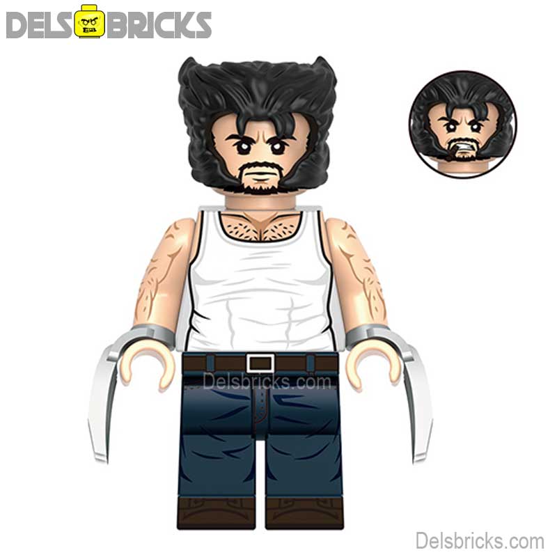 Wolverine Logan (Marvel Deadpool & Wolverine Movie) - Custom Building Blocks Mini Figures Compatible with LEGO