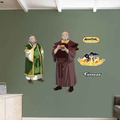Iroh - Avatar The Last Airbender - RealBig Collection - Official Nickelodeon - Reusable Vinyl Wall Decals