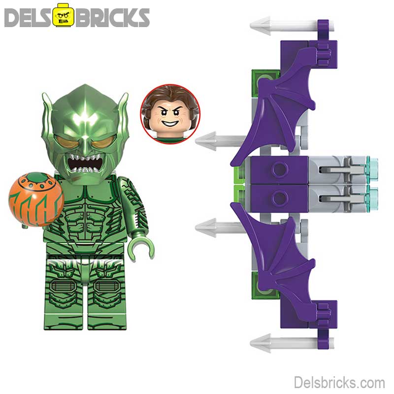 Green Goblin No Way Home (Marvel Spider-Man) - Custom Building Blocks Mini Figures Compatible with LEGO