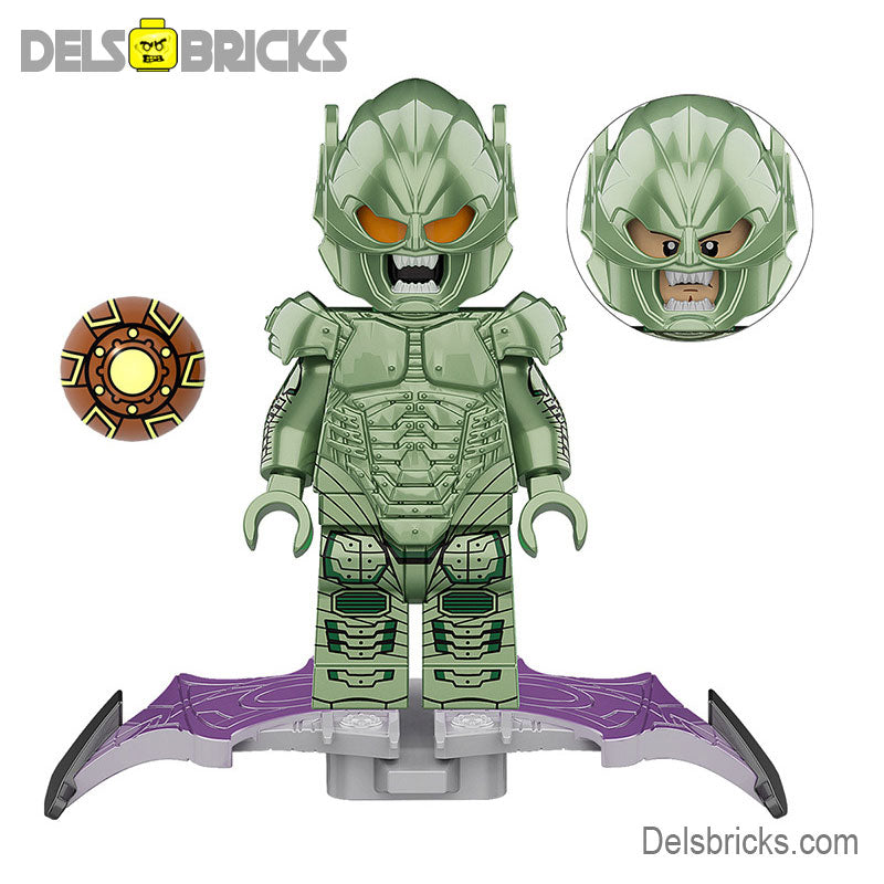 Green Goblin Willem Dafoe No Way Home (Marvel Spider-Man) - Custom Building Blocks Mini Figures Compatible with LEGO