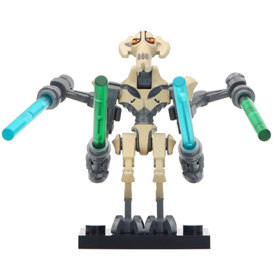 General Grievous Brown (Star Wars) - Custom Building Blocks Mini Figures Compatible with LEGO