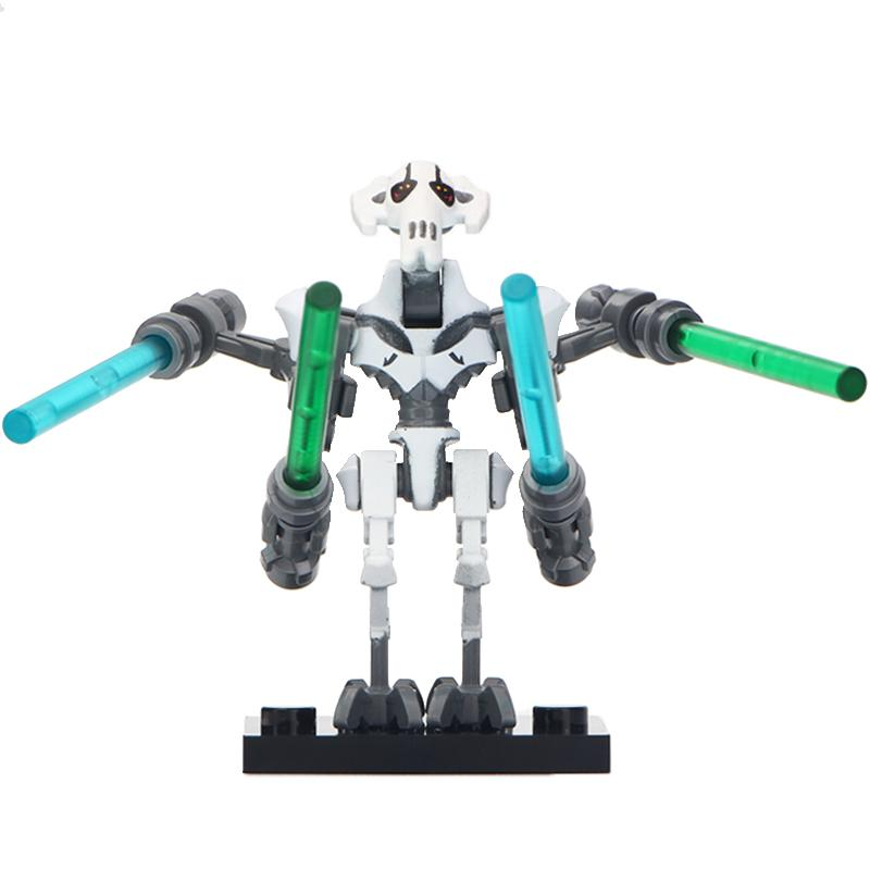 General Grievous Gray (Star Wars) - Custom Building Blocks Mini Figures Compatible with LEGO