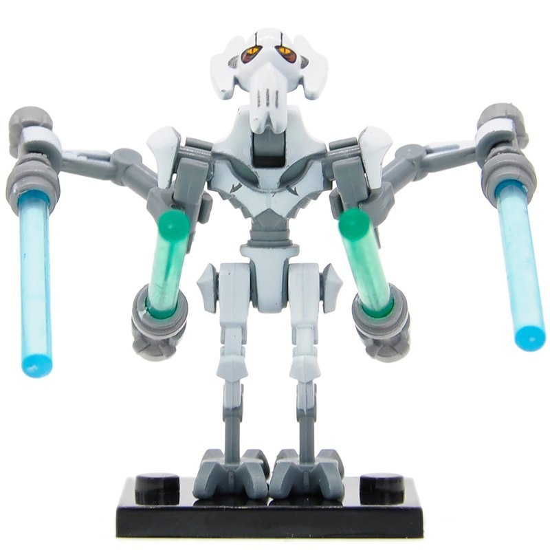 General Grievous Gray (Star Wars) - Custom Building Blocks Mini Figures Compatible with LEGO