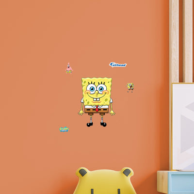 SpongeBob Squarepants - RealBig Collection - Official Nickelodeon - Reusable Vinyl Wall Decals
