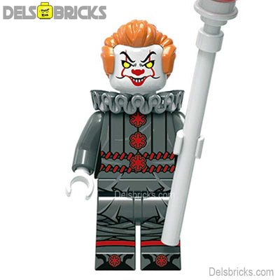 Pennywise 2017 (Stephen King's IT) - Custom Building Blocks Mini Figures Compatible with LEGO