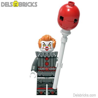 Pennywise 2017 (Stephen King's IT) - Custom Building Blocks Mini Figures Compatible with LEGO