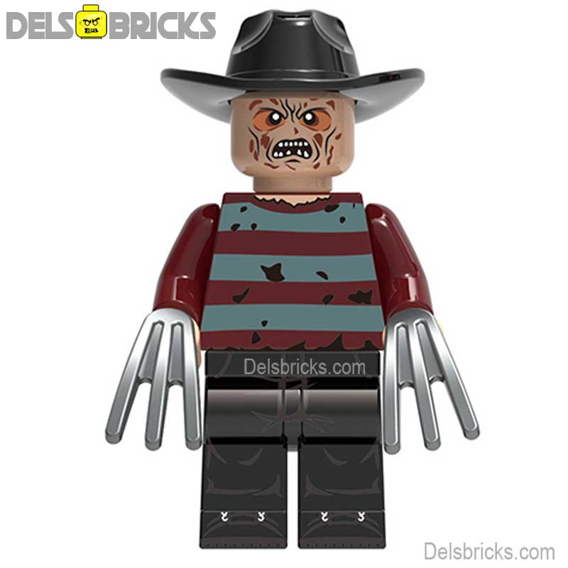 Freddy Krueger (A Nightmare on Elm Street) - Custom Building Blocks Mini Figures Compatible with LEGO