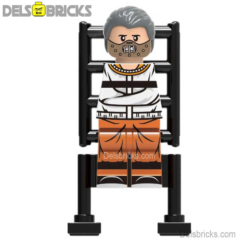 Hannibal Lecter (Silence of the Lambs) - Custom Building Blocks Mini Figures Compatible with LEGO