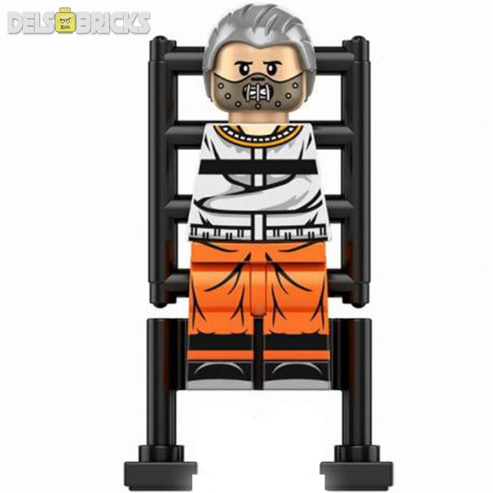 Hannibal Lecter (Silence of the Lambs) - Custom Building Blocks Mini Figures Compatible with LEGO