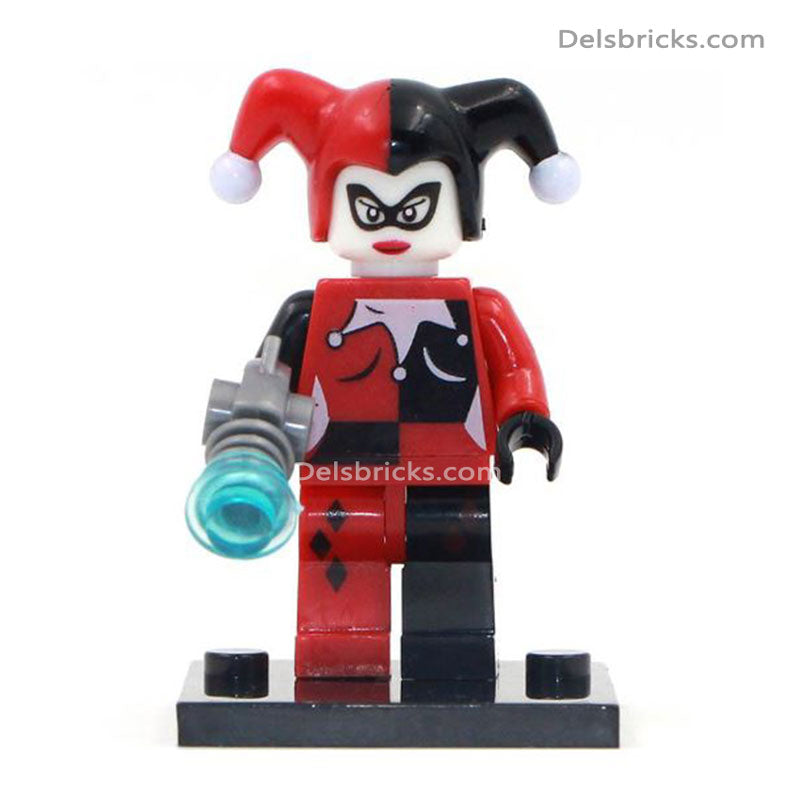 Harley Quinn - Harlequin Costume (DC) - Custom Building Blocks Mini Figures Compatible with LEGO