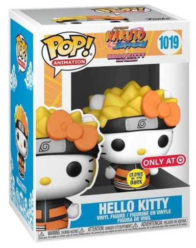 POP! Animation: 1019 Naruto x HK, Hello Kitty (GITD) Exclusive