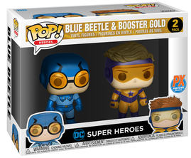 POP! Heroes: DC Super Heroes, Blue Beetle And Booster Gold (2-PK) (MT) Exclusive