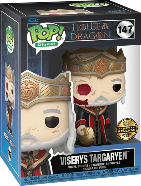 POP! Digital: 147 House of the Dragon, Viserys Targaryen (2,600 PCS) Exclusive