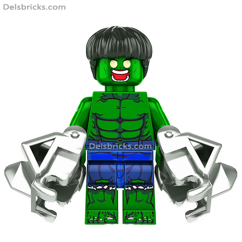 The Incredible Hulk (Marvel Avengers) - Custom Building Blocks Mini Figures Compatible with LEGO